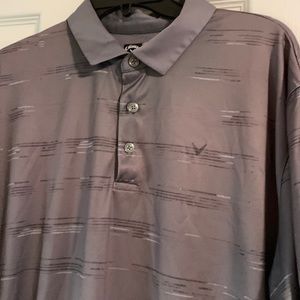 Men’s Callaway golf shirt, XL, gray